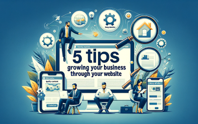 5 Tips for Growing Your Business Through Your Website